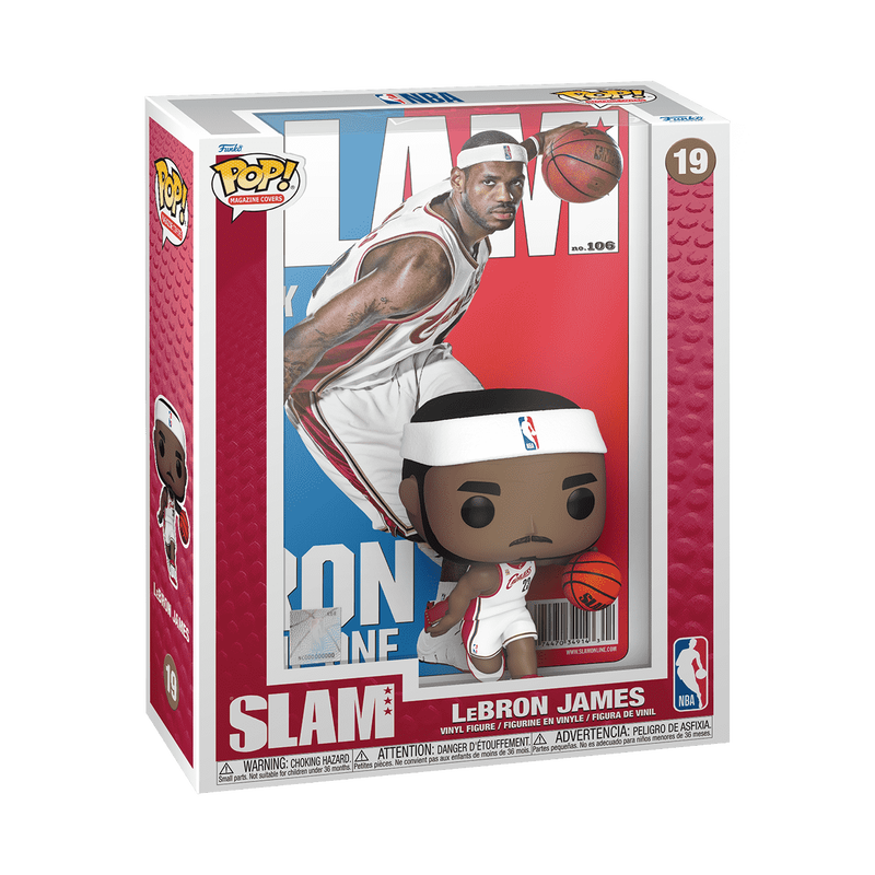 Funko POP! Cover Slam: NBA Magazine - LeBron James with Case Vinyl Figure