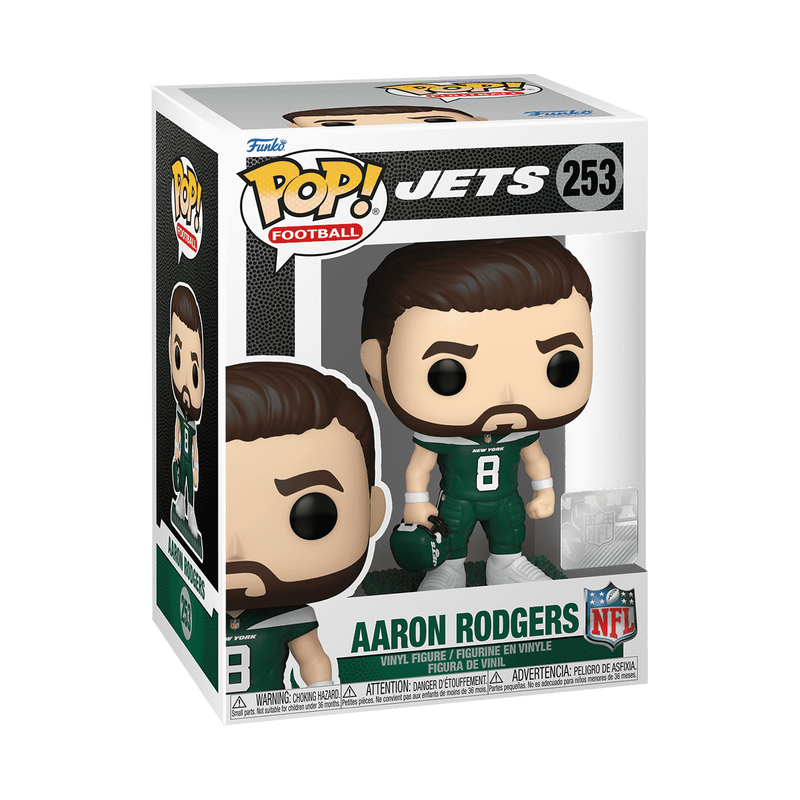 Funko POP! Football: New York Jets - Aaron Rodgers  Vinyl Figure