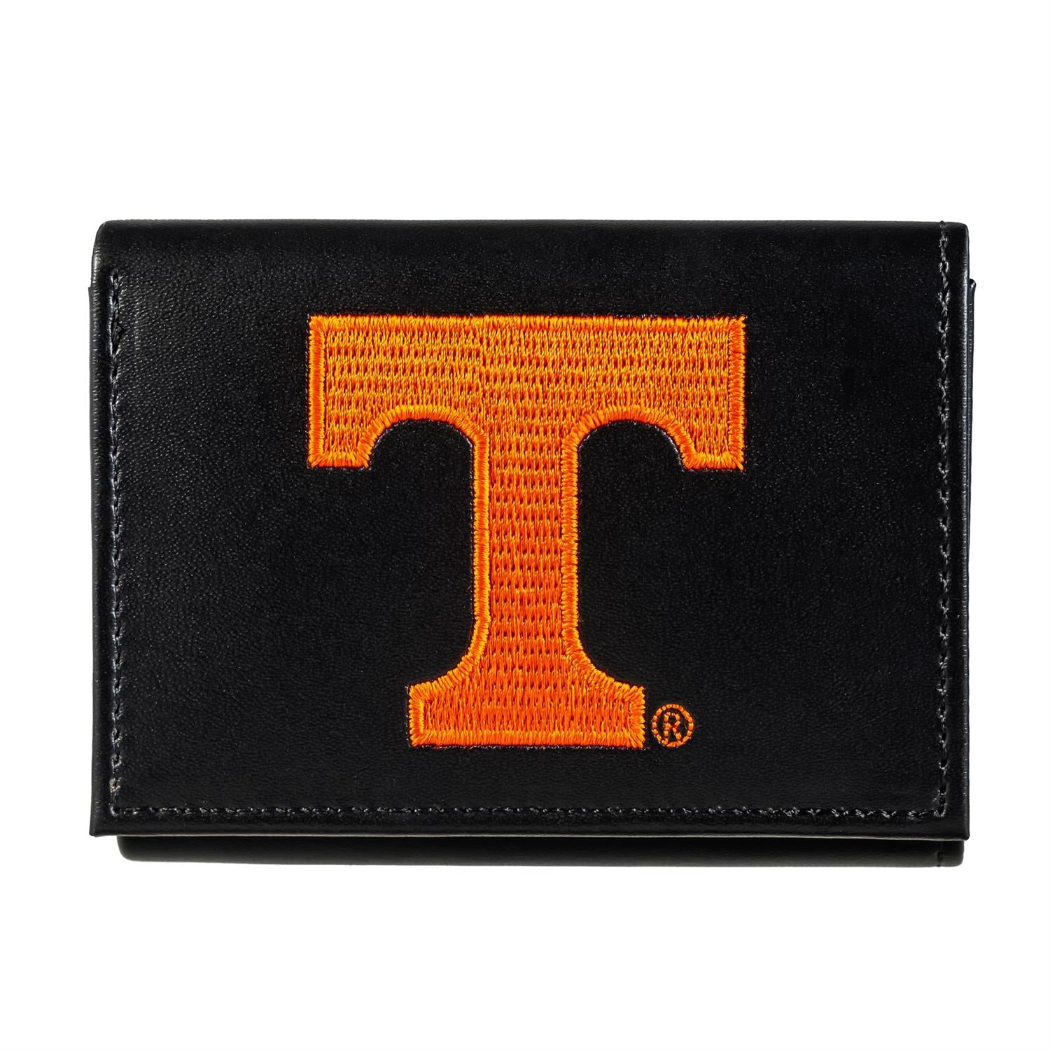 Tennessee Volunteers - University of Tennessee Black Leather Trifold Wallet