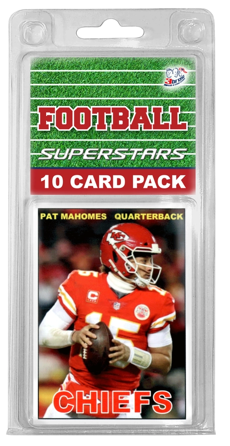 Kansas City Chiefs - Superstars Kit Trading Cards