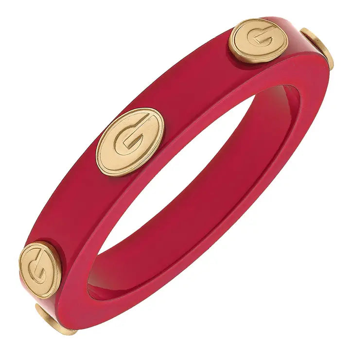 Georgia Bulldogs - NCAA Resin Logo in Red Bangle