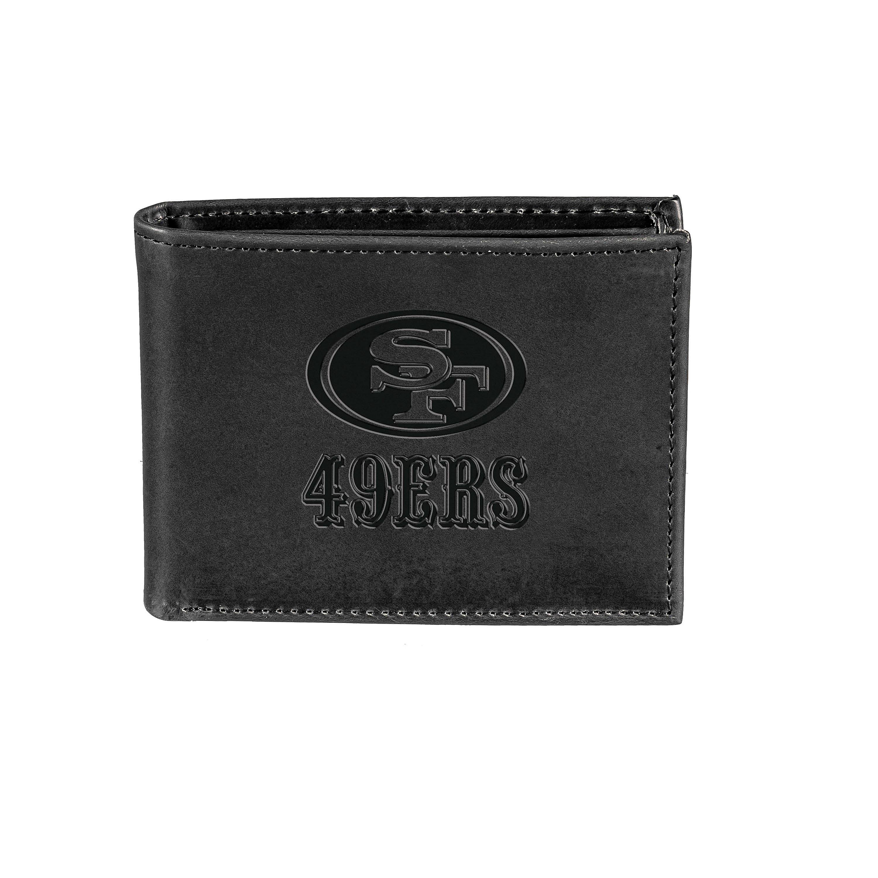 San Francisco 49ers - NFL Black Leather Bifold Wallet