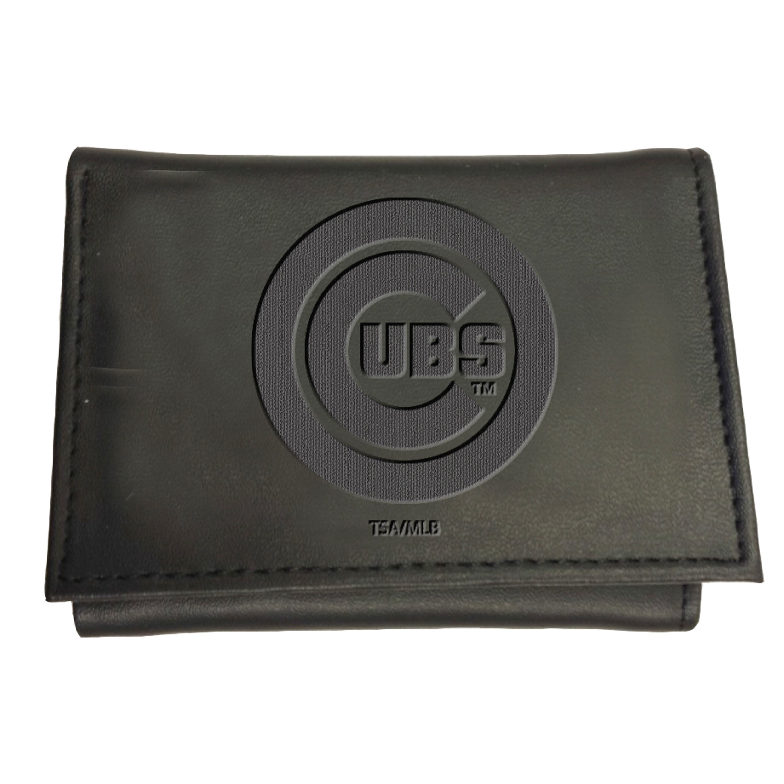 Chicago Cubs - MLB Black Trifold Wallet