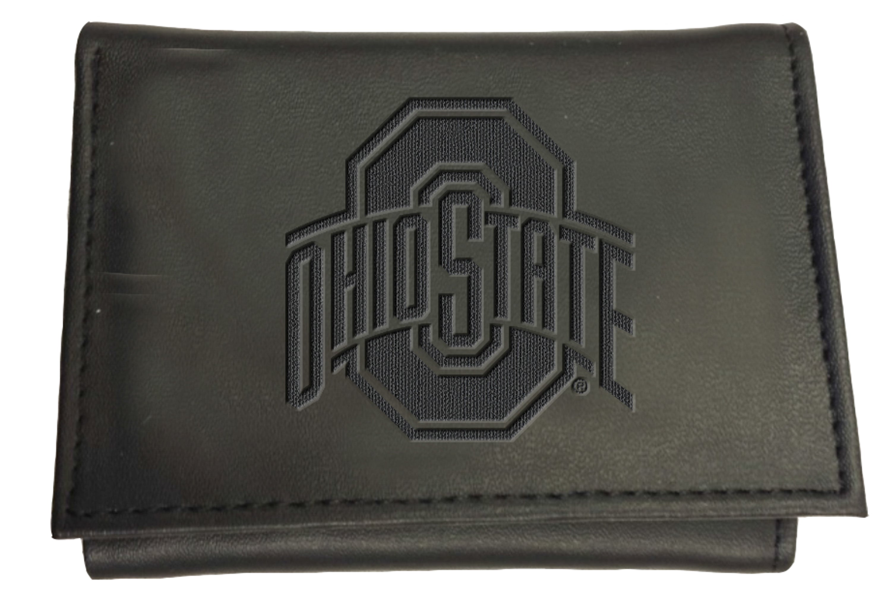 Ohio State Buckeyes - NCAA Leather Black Trifold Wallet