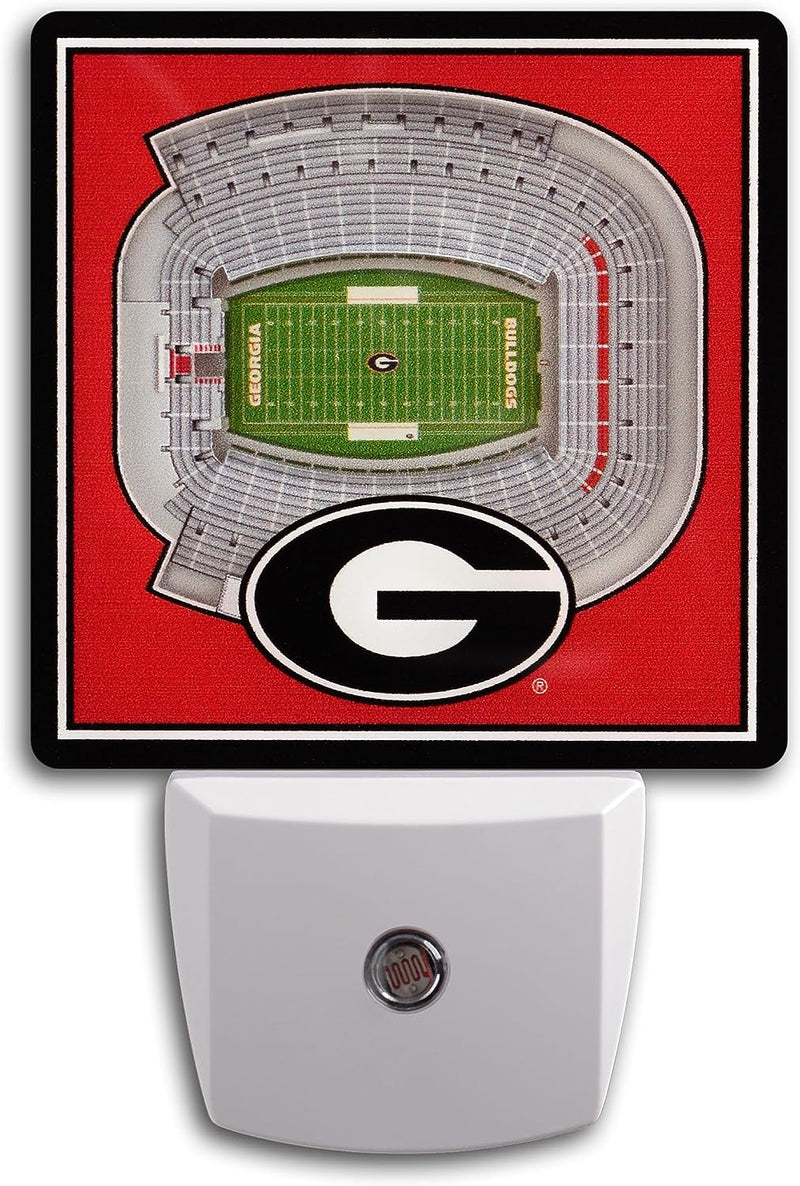 Georgia Bulldogs - NCAA 3D Stadium View Nite Light