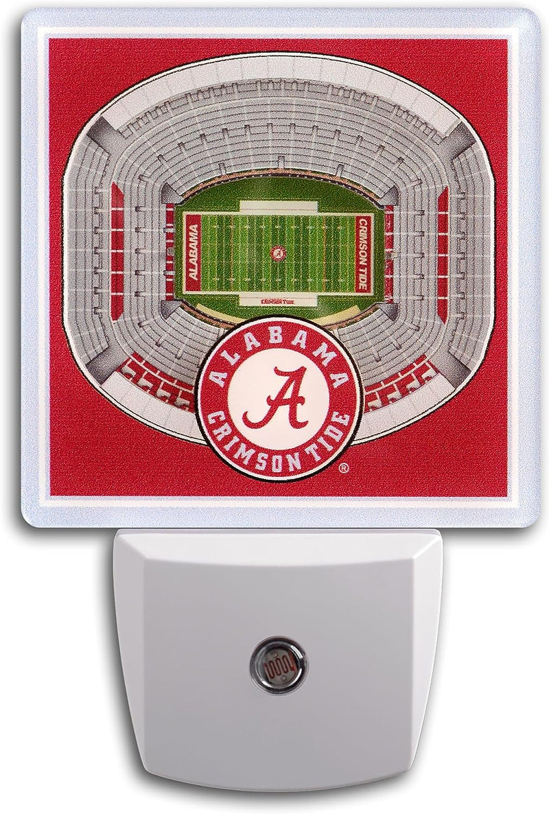 Alabama Crimson Tide - NCAA 3D Stadium View Nite Light