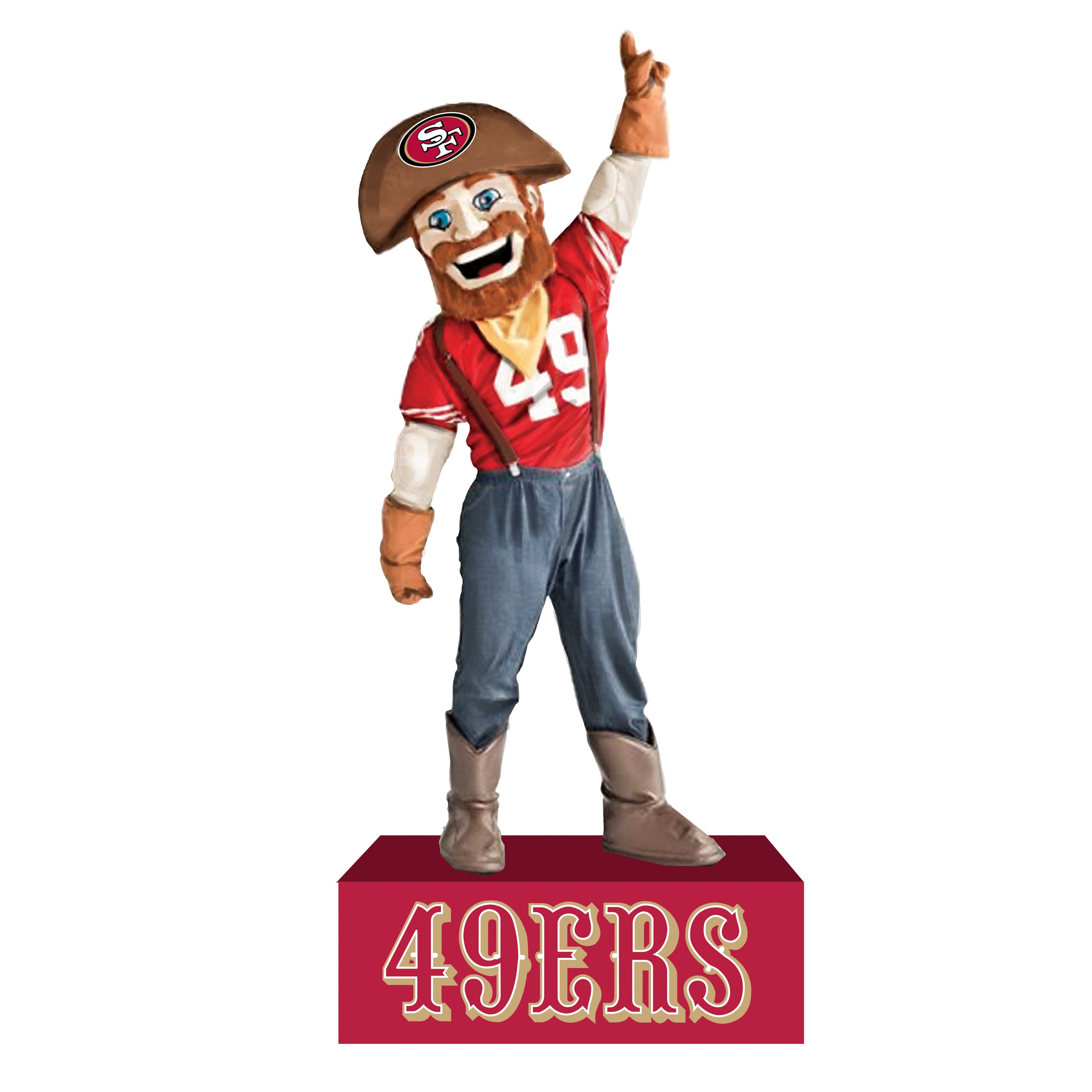 San Francisco 49ers - NFL Mascot Statues