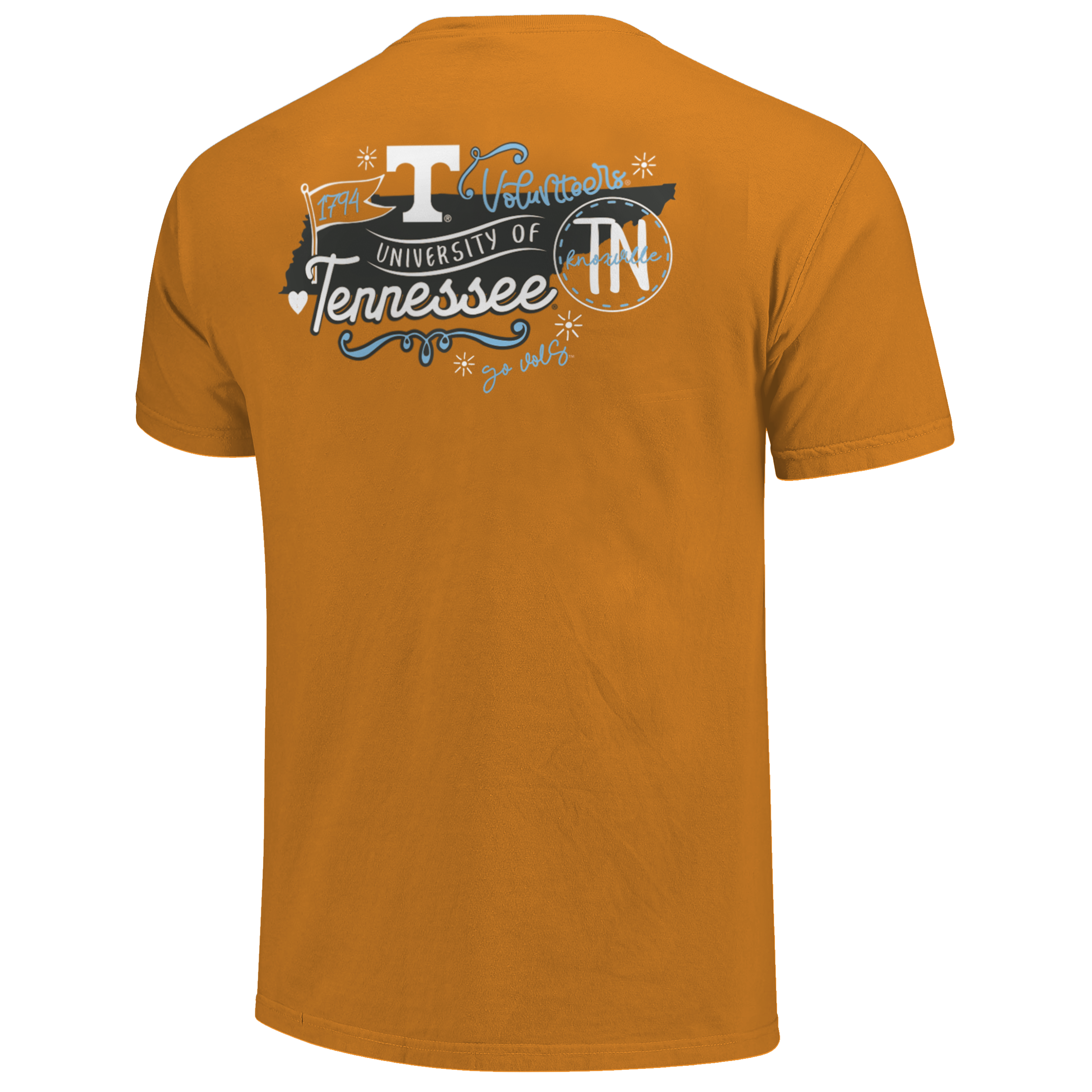 Tennessee Volunteers - State Doodles T-Shirt