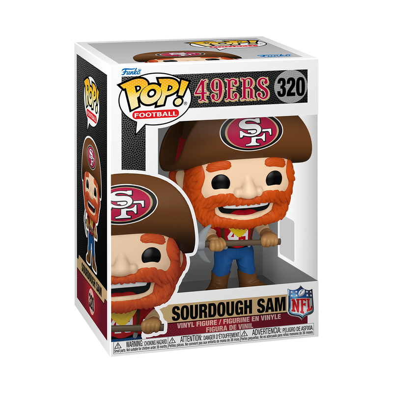 Funko POP! NFL: San Francisco 49ers - Sourdough Sam Vinyl Figure