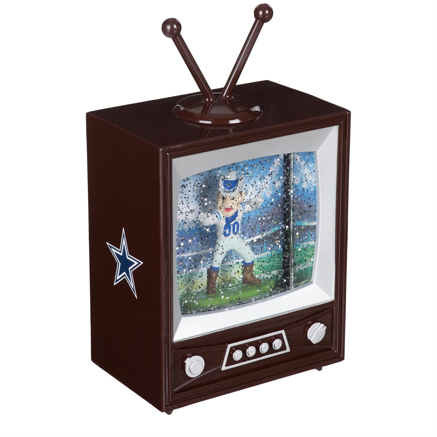 Dallas Cowboys - NFL Vintage TV Water Lantern