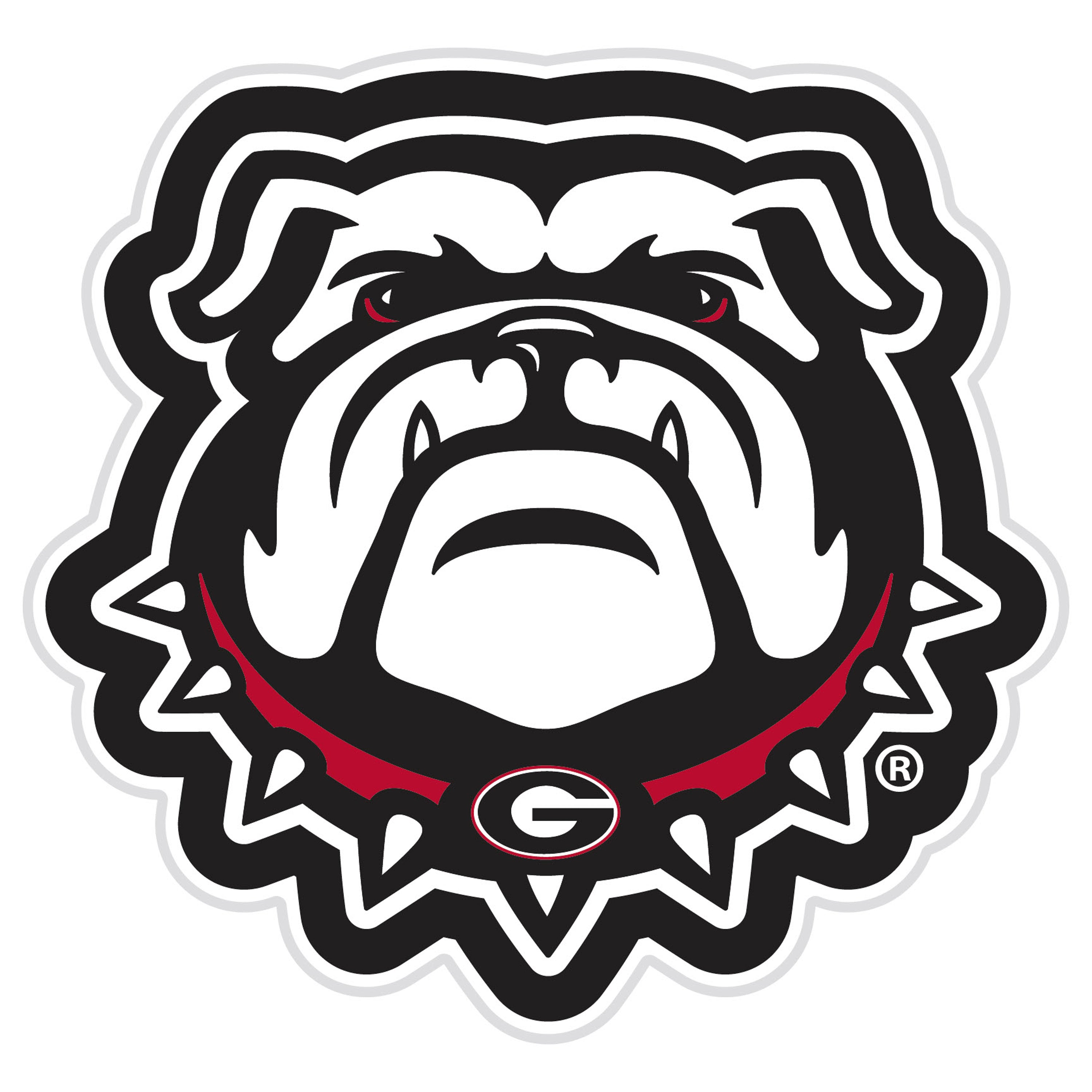 Georgia Bulldogs - Glazelite, Logo Led Wall Decor