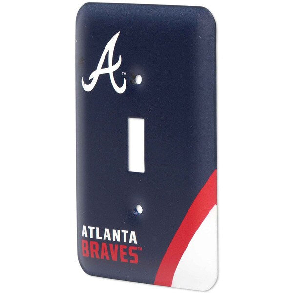 Atlanta Braves - Metal Switch Plate Wall Art