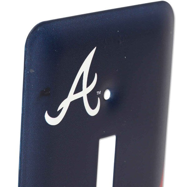 Atlanta Braves - Metal Switch Plate Wall Art