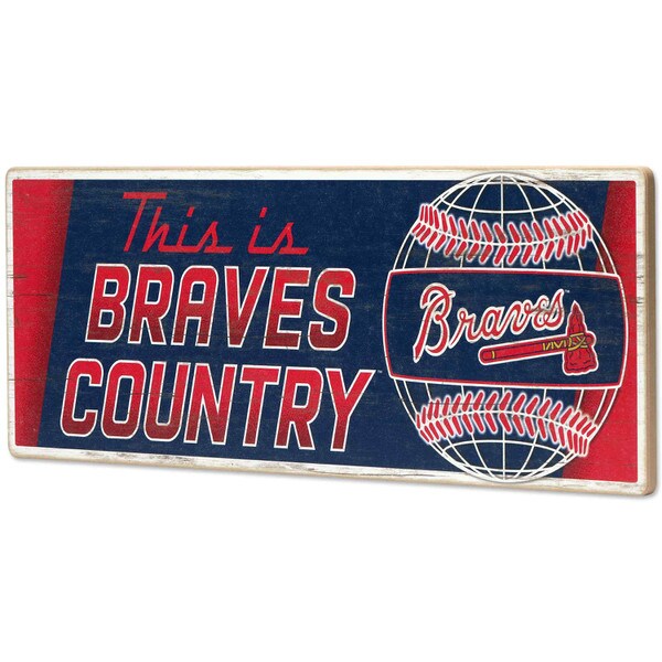 Atlanta Braves - Country Tradition Wood Wall Art