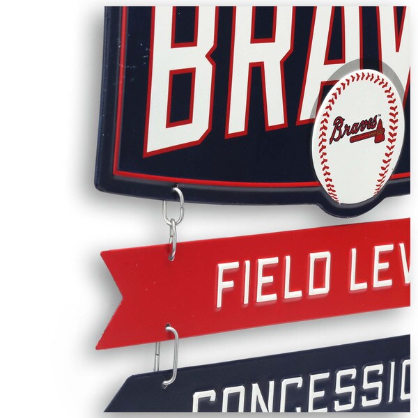 Atlanta Braves - Field Level Concessions Metal Wall Decor