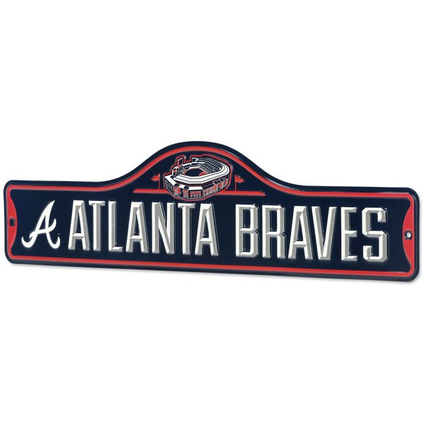 Atlanta Braves - Truist Park Metal Street Sign Wall Decor