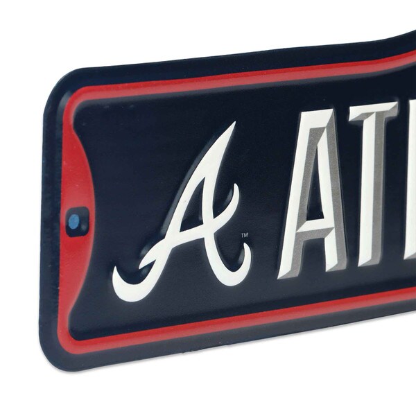 Atlanta Braves - Truist Park Metal Street Sign Wall Decor