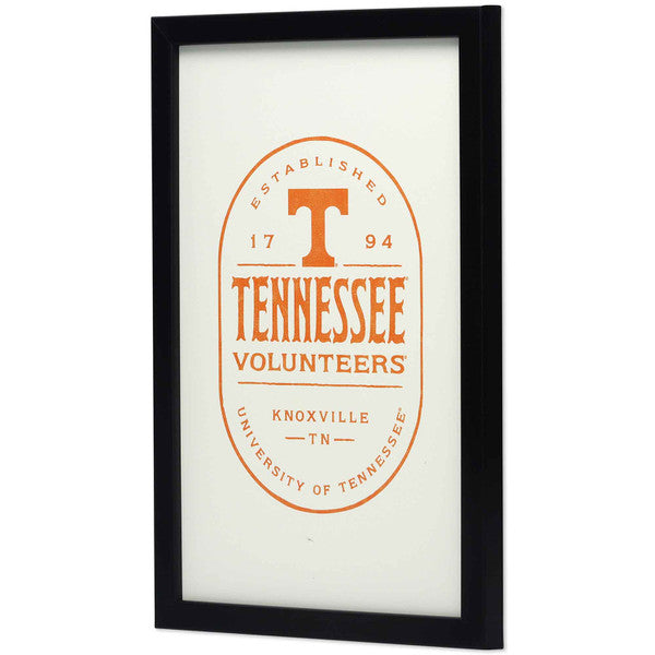 Tennessee Volunteers - University of Tennessee -  Knoxville Badge Framed Wood Wall Decor