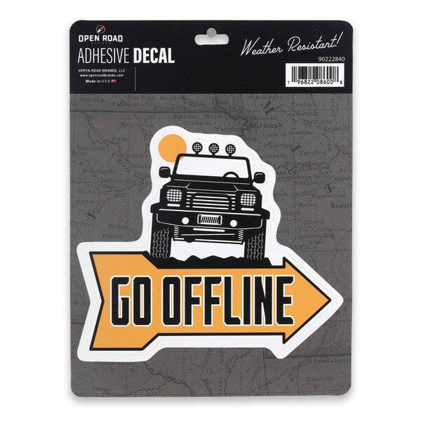 Open Road Brands: Go Offline SUV Adhesive Decal