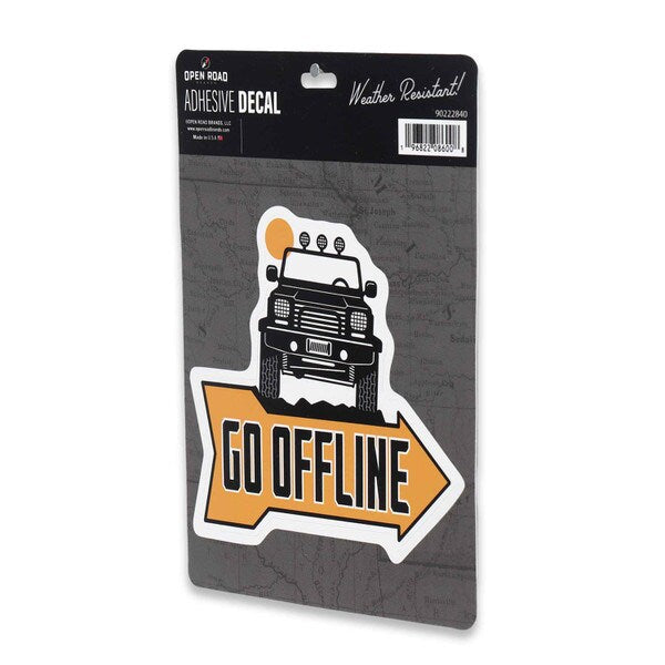 Open Road Brands: Go Offline SUV Adhesive Decal