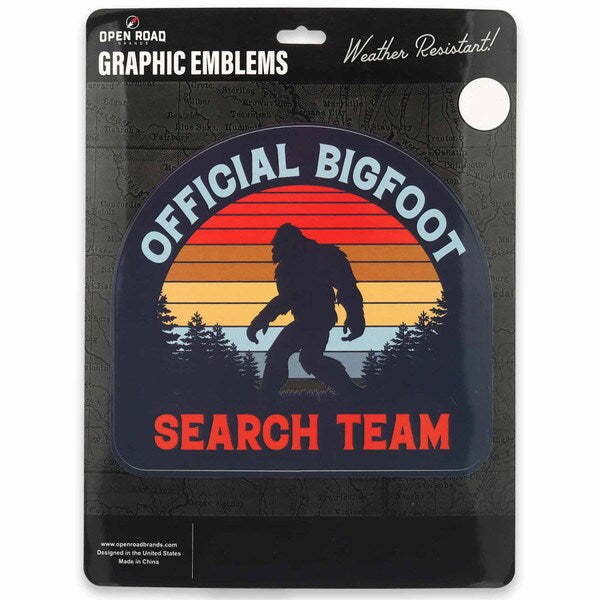 Open Road Brands: Bigfoot Search Team Adhesive Decal