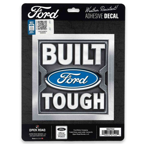 Open Road Brands: Ford Built Ford Tough Adhesive Decal