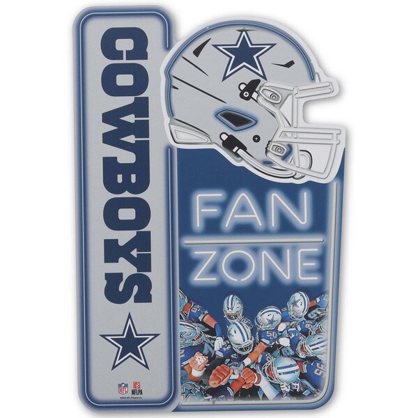 Dallas Cowboys: NFL Fan Zone Metal Sign Wall Decor