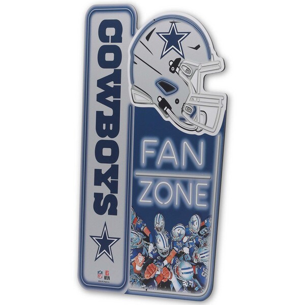 Dallas Cowboys: NFL Fan Zone Metal Sign Wall Decor