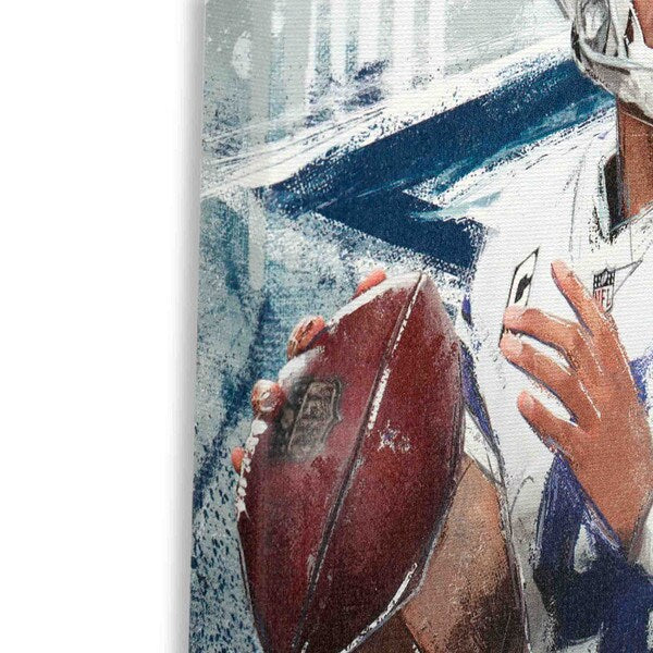 Dallas Cowboys: NFL Dak Prescott & CeeDee Lamb Painterly Graffiti Canvas Wall Decor