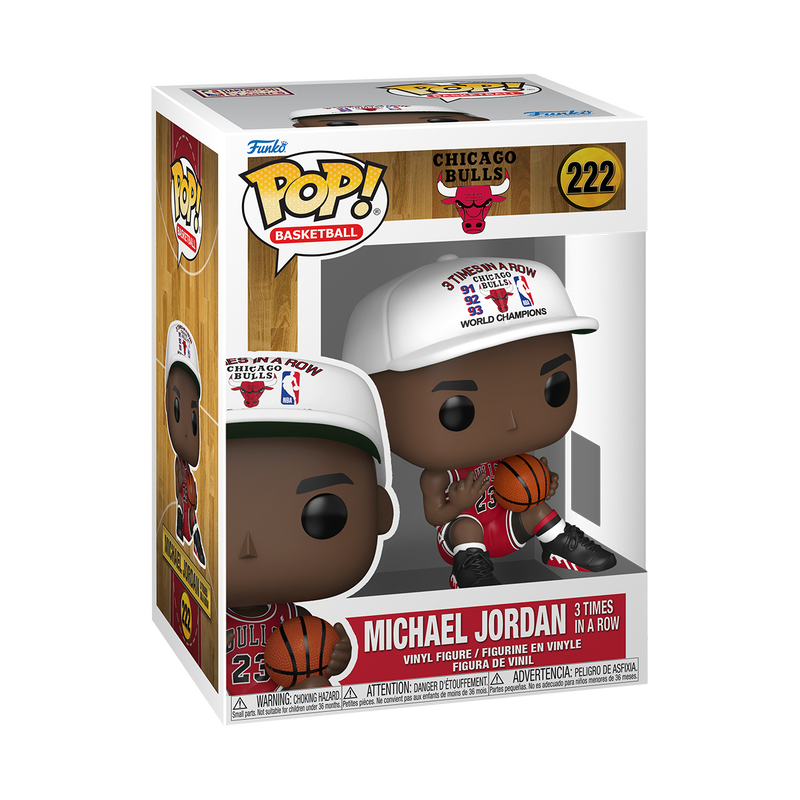 Funko POP! NBA: Chicago Bulls - Michael Jordan 3 Times in a Row Vinyl Figure