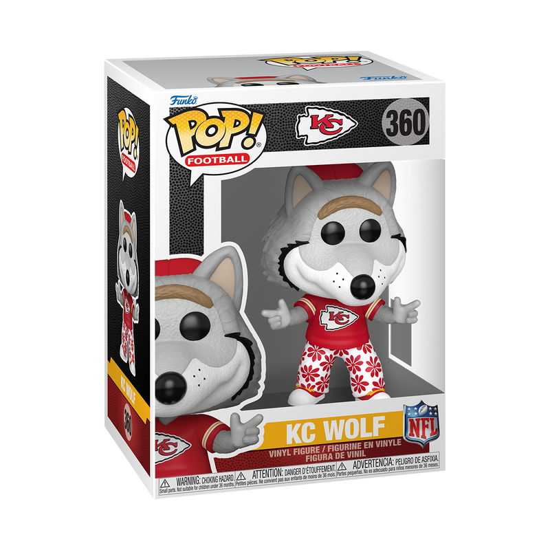 Funko POP! NFL: Kansas City Chiefs - KC Wolf Vinyl Figure