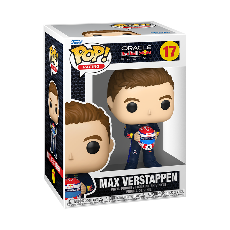 Funko POP! Oracle Red Bull Racing - Max Verstappen Holding Helmet Vinyl Figure