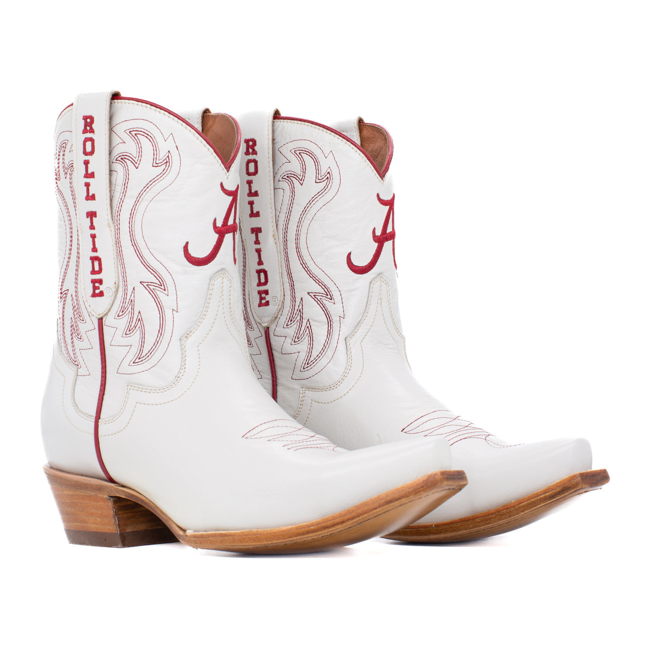 Alabama Crimson Tide - Sarah Women's Shorty Ivory Western Boot