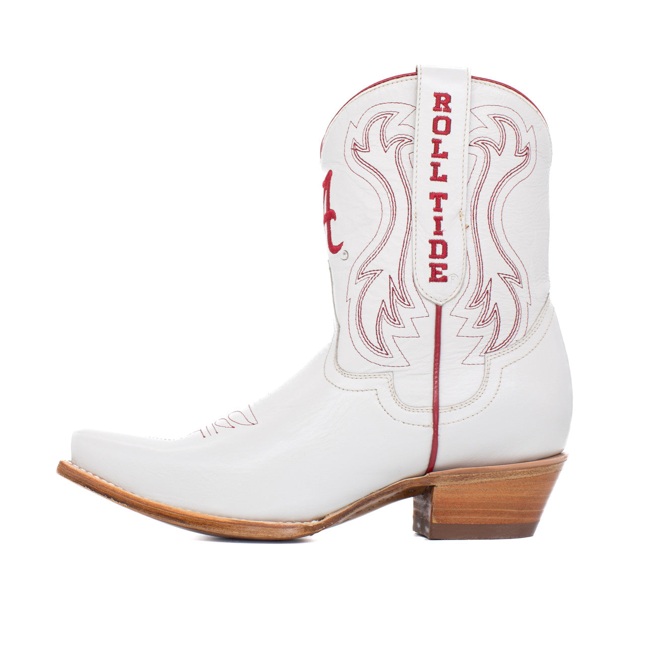 Alabama Crimson Tide - Sarah Women's Shorty Ivory Western Boot