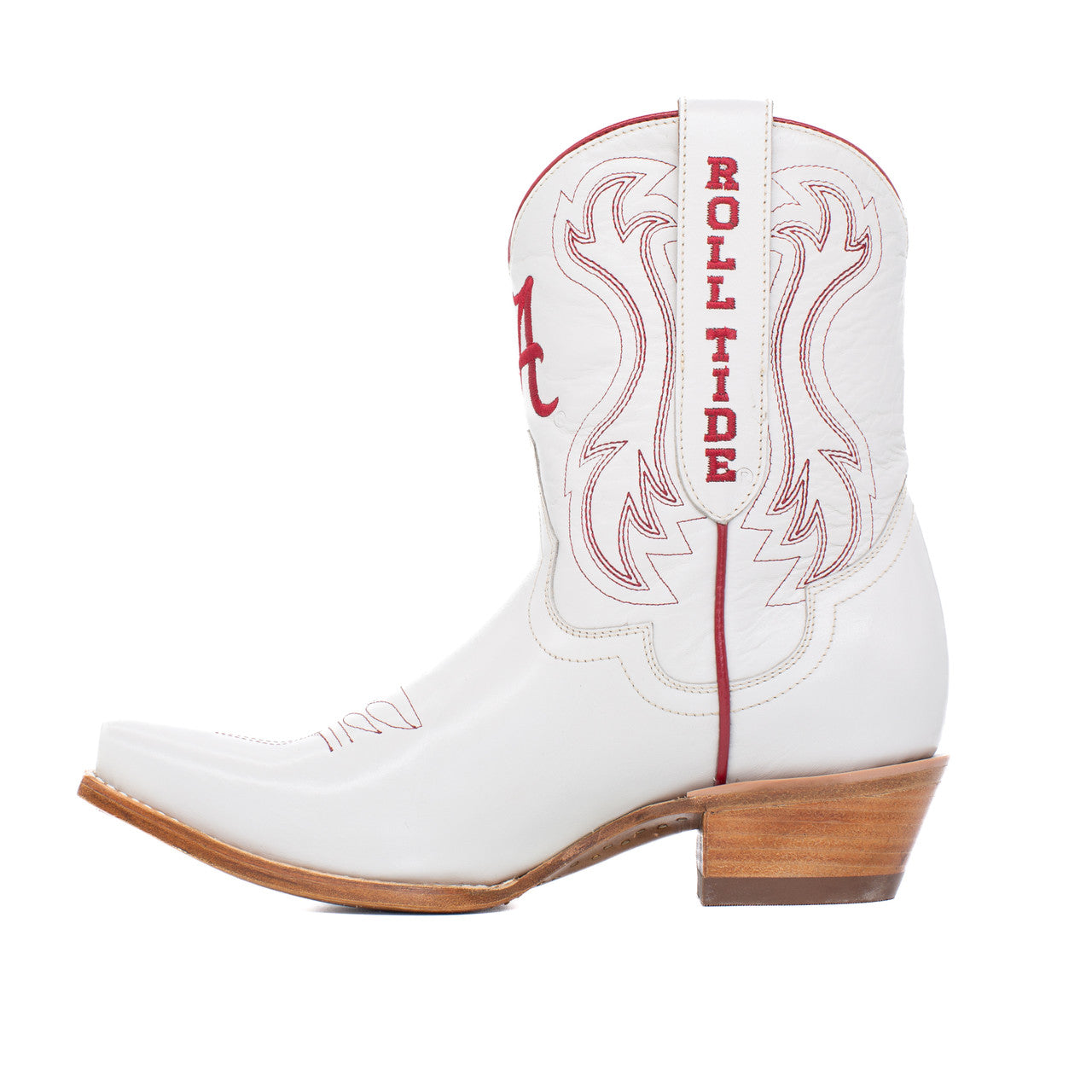 Alabama Crimson Tide - Sarah Women's Shorty Ivory Western Boot