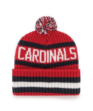 St. Louis Cardinals - Red Bereing Cuff Knit Beanie with Pom, 47 Brand