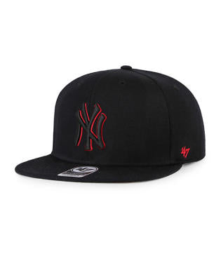New York Yankees - Black Not Shot Captain Hat, 47 Brand