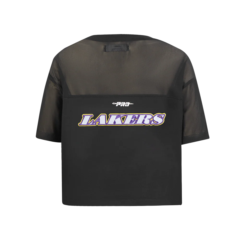 Los Angeles Lakers - NBA Sheer Influencer Women's Boxy Tee T-Shirt