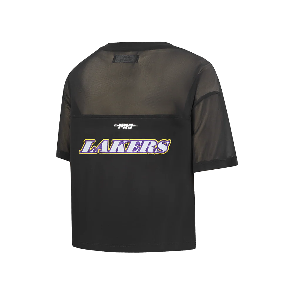 Los Angeles Lakers - NBA Sheer Influencer Women's Boxy Tee T-Shirt