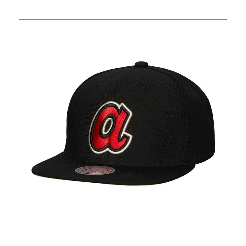 Atlanta Braves - MLB Classic Coop Black Snapback Hat