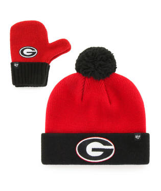 Georgia Bulldogs - Red Bam Bam Toddler Knit Set, 47 Brand