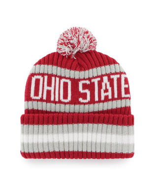 Ohio State Buckeyes - Red Bering Cuff Knit Beanie, 47 Brand