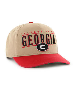 Georgia Bulldogs - City Line Khaki Hitch RF Hat, 47 Brand