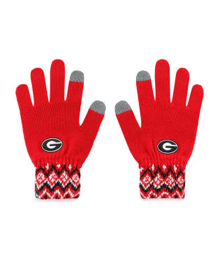 Georgia Bulldogs - Red Elsa Static Gloves