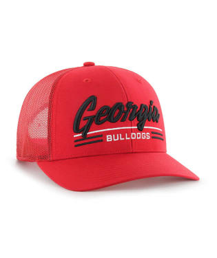 Georgia Bulldogs - Red Garner Trucker Hat, '47 Brand