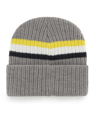 Michigan Wolverines - Dark Gray Highline Cuff Knit Beanie, 47 Brand