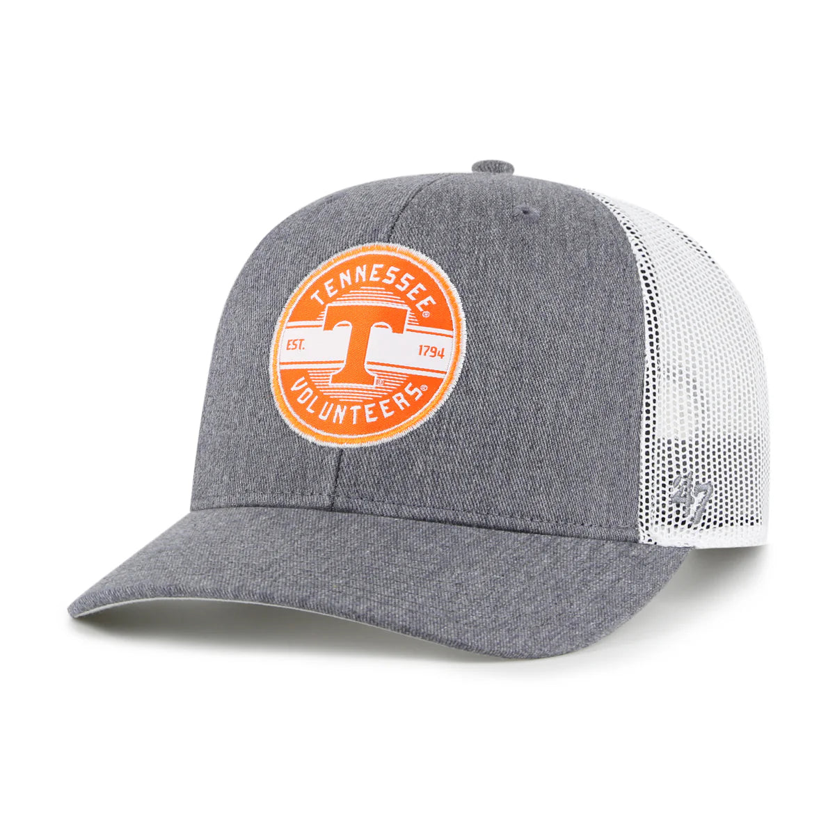 Tennessee Volunteers - Charcoal Hash Mark 47 Trucker Hat