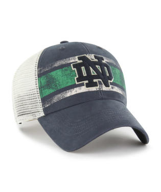 Notre Dame Standalon - Vintage Navy Interlude MVP Hat, 47 Brand