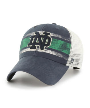 Notre Dame Standalon - Vintage Navy Interlude MVP Hat, 47 Brand