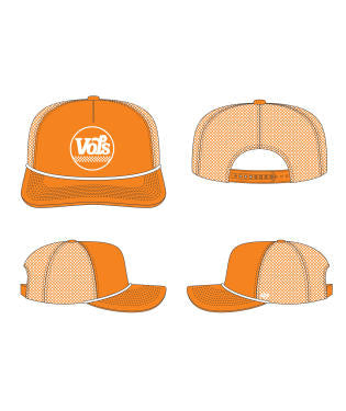 Tennessee Volunteers - Vibrant Orange Local Patch Trucker Hat